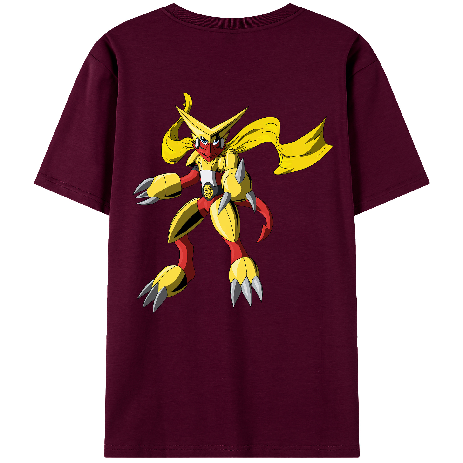 （画像用） Digimon デジタルモンスター/デジモン レディース半袖Tシャツ(バックプリント)